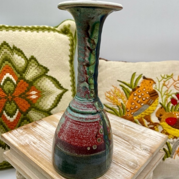 Beautiful Pottery Goblet with Bamboo Design - Picture 7 of 9